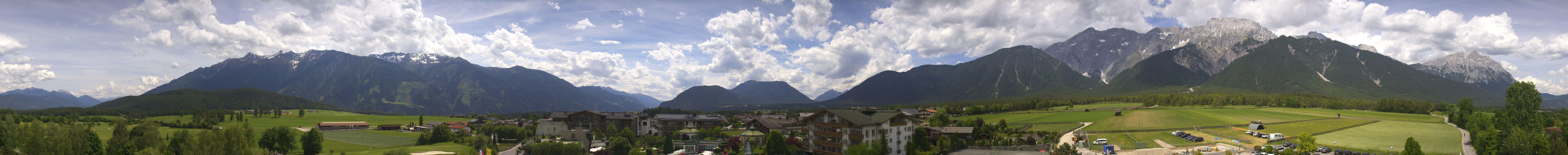 Archived image Webcam Alpenresort Schwarz at Mieming Plateau