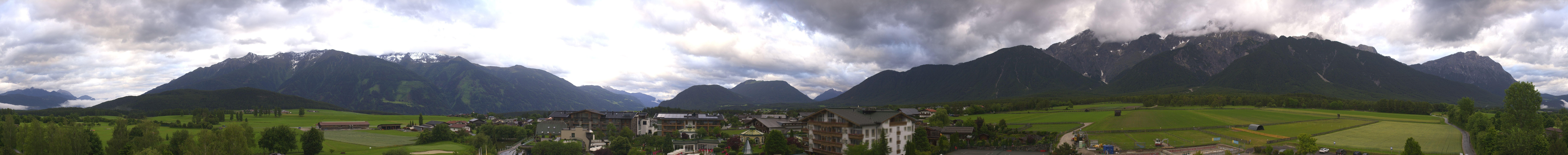 Archiv Foto Webcam Alpenresort Schwarz: Mieminger Plateau