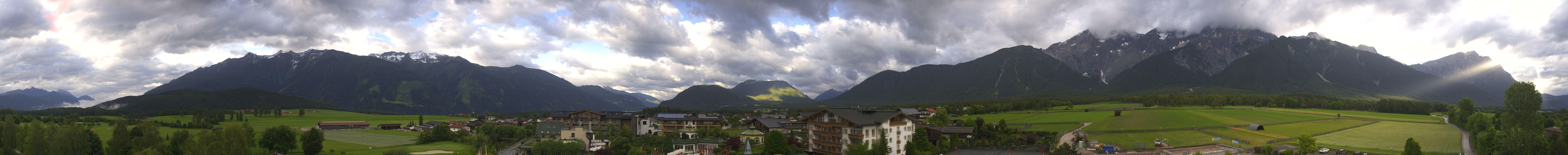 Archiv Foto Webcam Alpenresort Schwarz: Mieminger Plateau