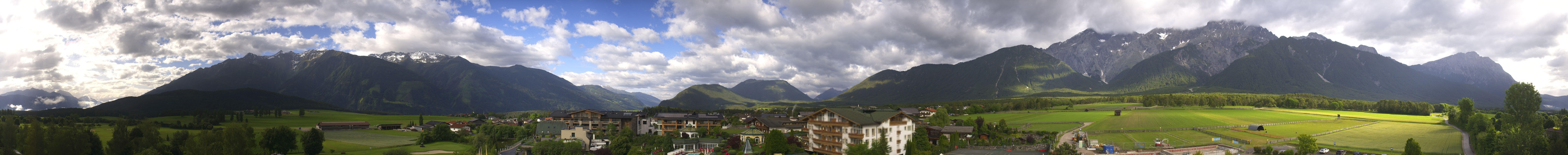 Archiv Foto Webcam Alpenresort Schwarz: Mieminger Plateau