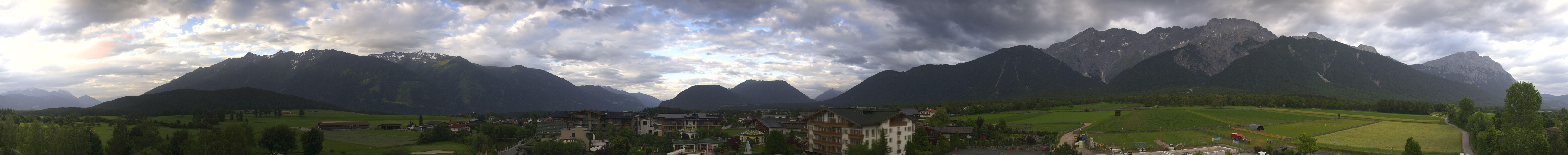 Archiv Foto Webcam Alpenresort Schwarz: Mieminger Plateau