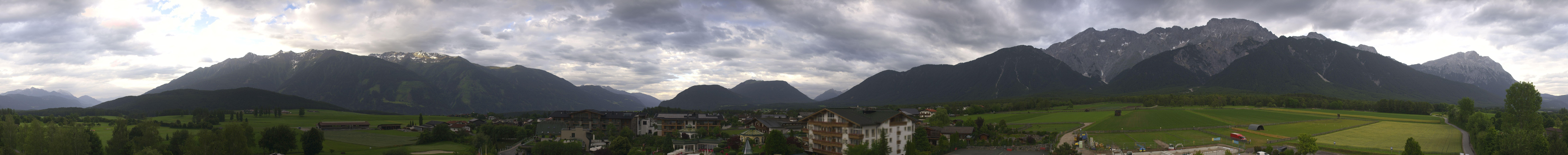 Archiv Foto Webcam Alpenresort Schwarz: Mieminger Plateau