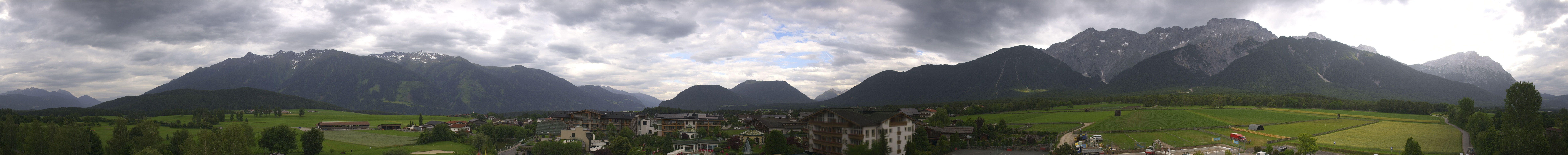 Archiv Foto Webcam Alpenresort Schwarz: Mieminger Plateau