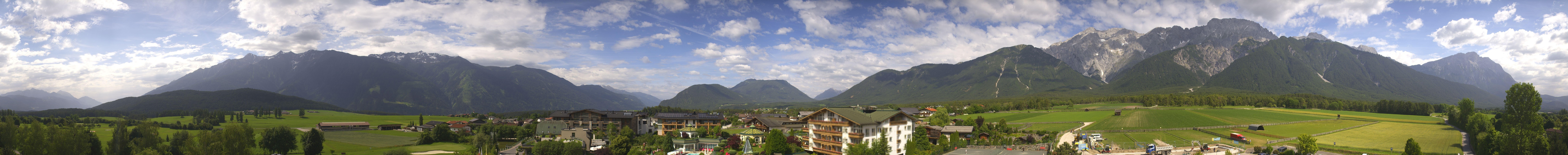 Archiv Foto Webcam Alpenresort Schwarz: Mieminger Plateau