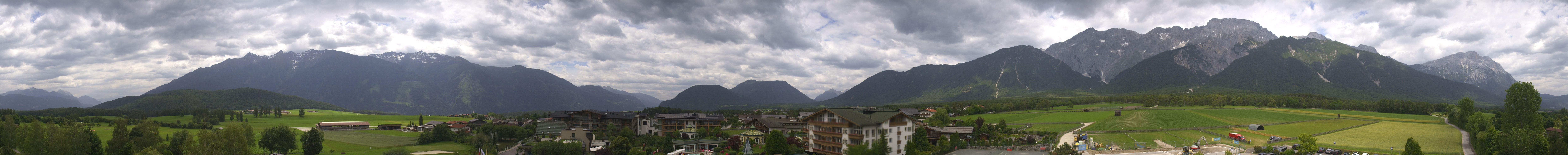 Archiv Foto Webcam Alpenresort Schwarz: Mieminger Plateau