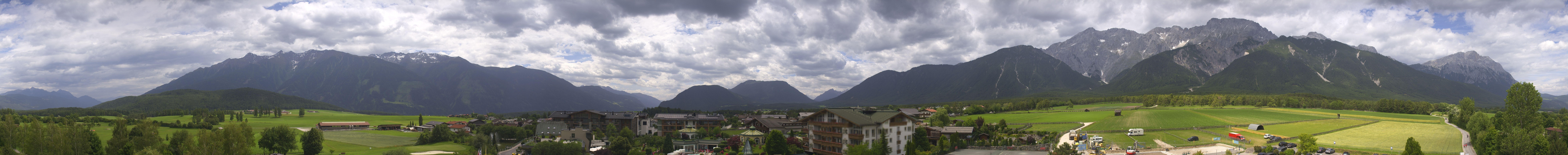 Archiv Foto Webcam Alpenresort Schwarz: Mieminger Plateau
