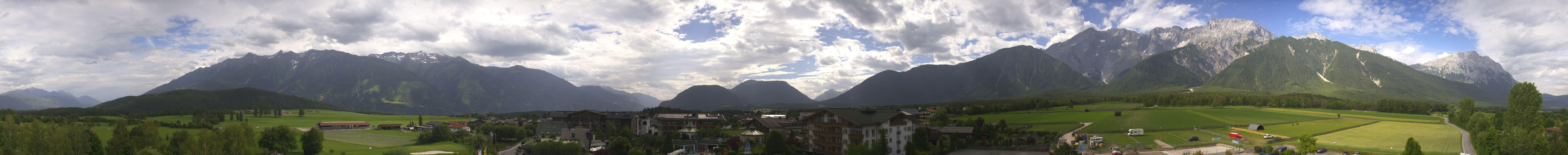 Archiv Foto Webcam Alpenresort Schwarz: Mieminger Plateau
