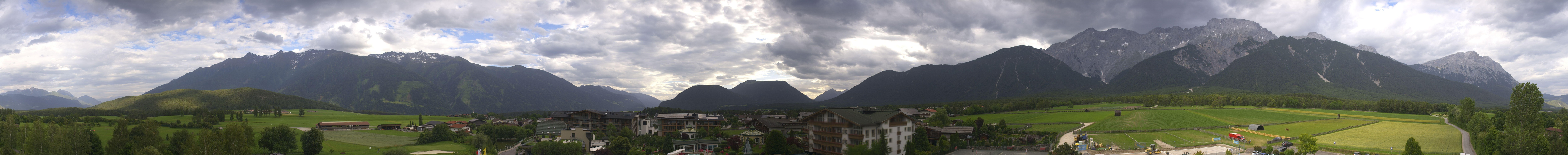 Archiv Foto Webcam Alpenresort Schwarz: Mieminger Plateau