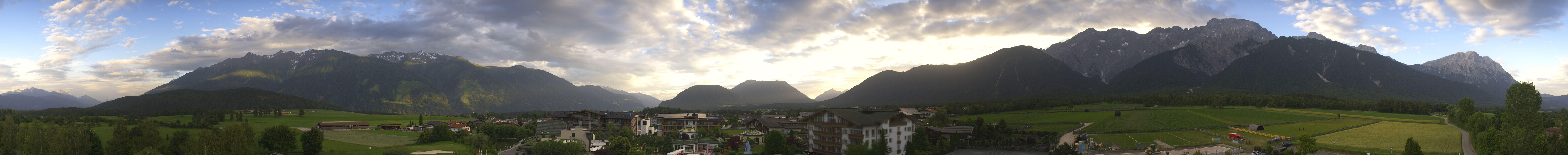 Archiv Foto Webcam Alpenresort Schwarz: Mieminger Plateau