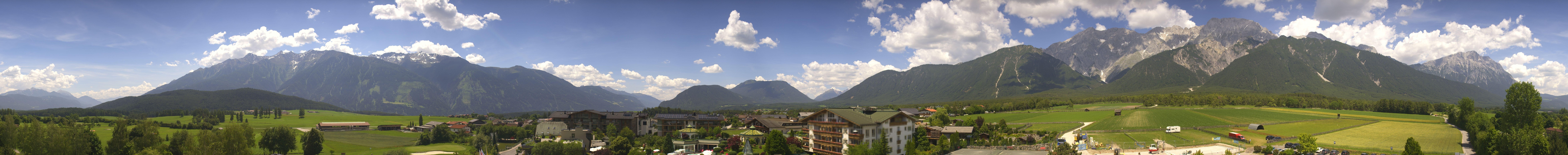 Archiv Foto Webcam Alpenresort Schwarz: Mieminger Plateau