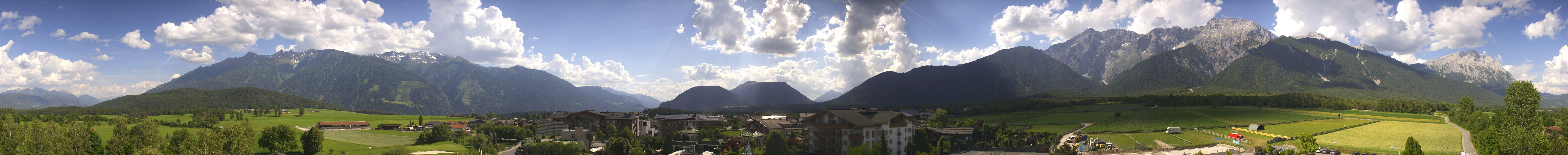 Archiv Foto Webcam Alpenresort Schwarz: Mieminger Plateau