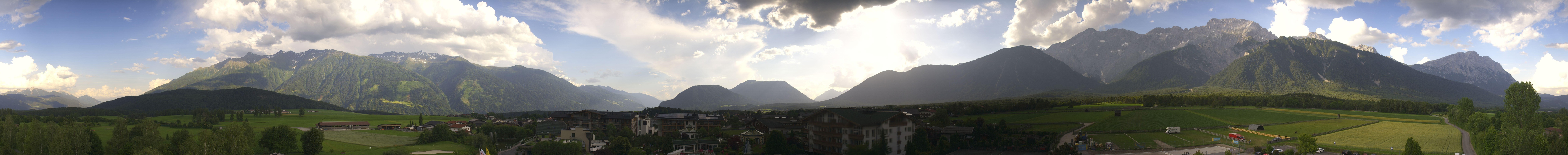 Archiv Foto Webcam Alpenresort Schwarz: Mieminger Plateau