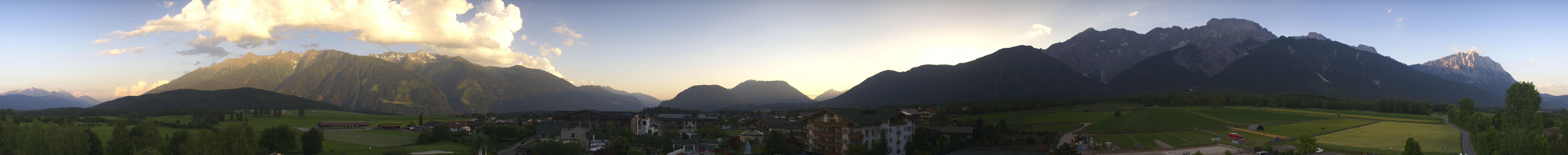 Archiv Foto Webcam Alpenresort Schwarz: Mieminger Plateau