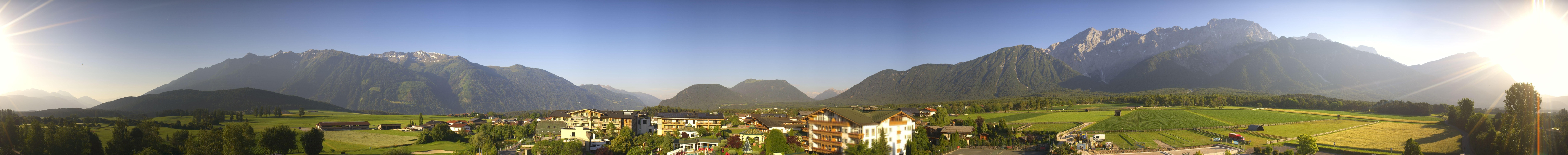 Archiv Foto Webcam Alpenresort Schwarz: Mieminger Plateau