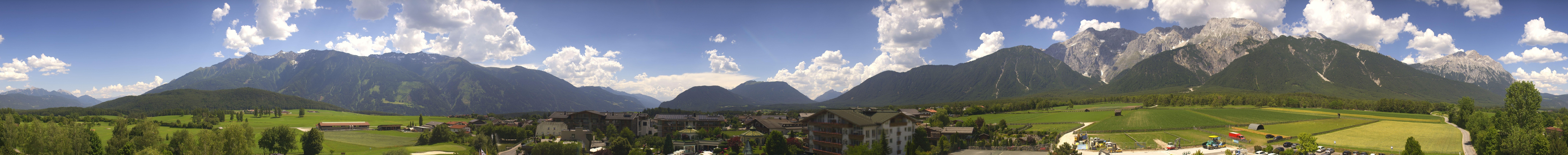 Archiv Foto Webcam Alpenresort Schwarz: Mieminger Plateau