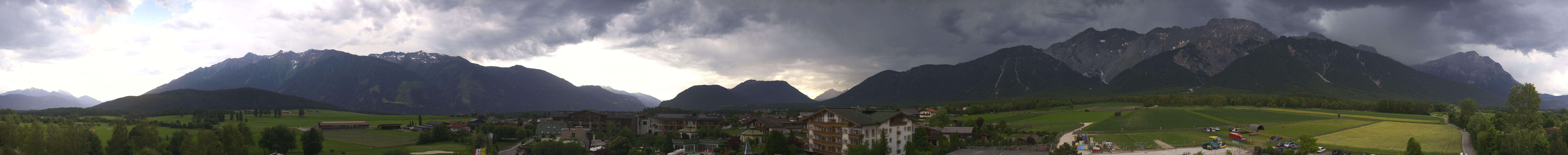 Archiv Foto Webcam Alpenresort Schwarz: Mieminger Plateau