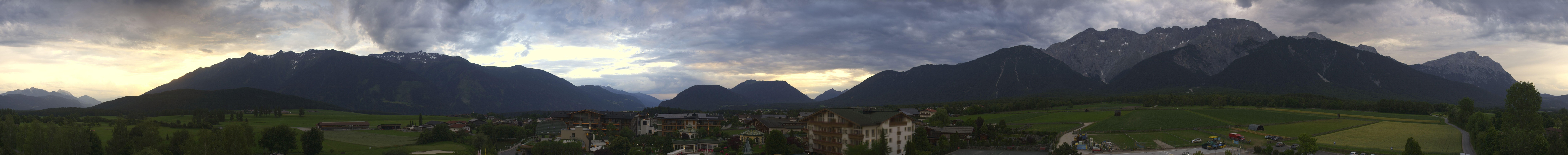 Archiv Foto Webcam Alpenresort Schwarz: Mieminger Plateau