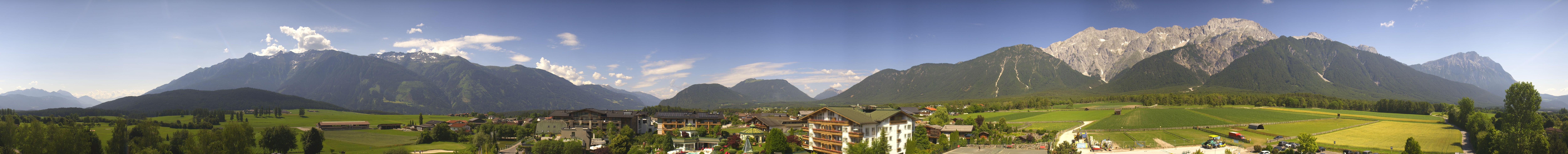 Archived image Webcam Alpenresort Schwarz at Mieming Plateau