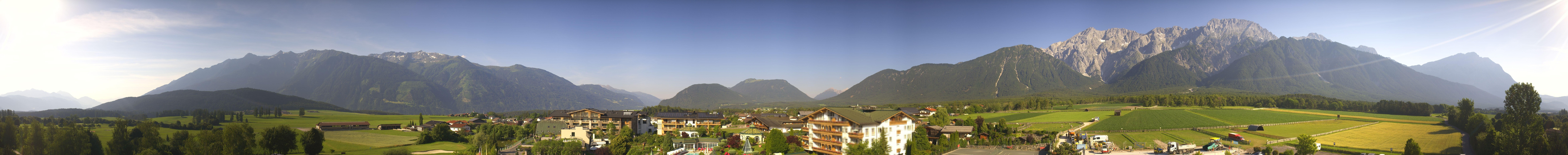 Archived image Webcam Alpenresort Schwarz at Mieming Plateau