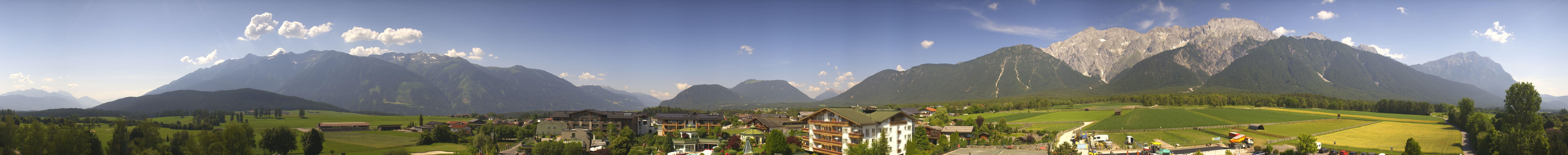 Archived image Webcam Alpenresort Schwarz at Mieming Plateau
