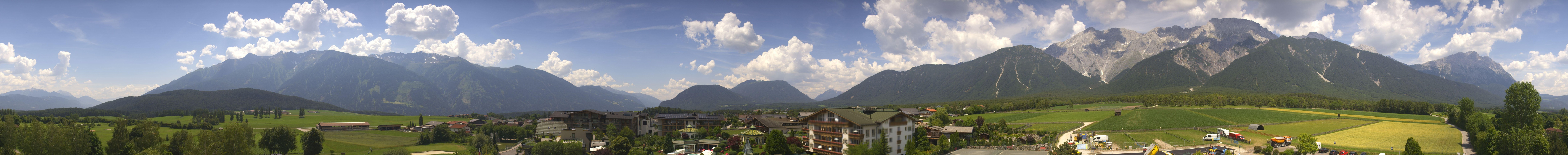 Archived image Webcam Alpenresort Schwarz at Mieming Plateau