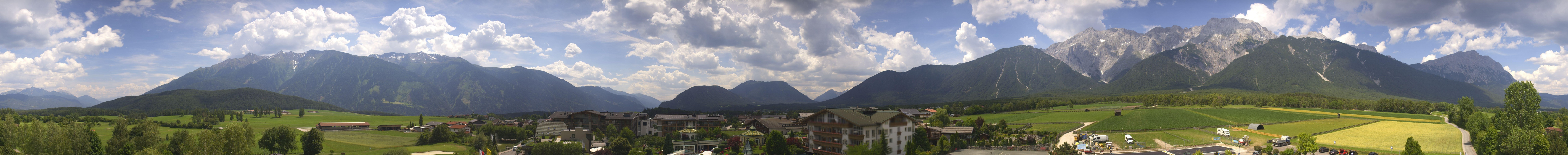Archived image Webcam Alpenresort Schwarz at Mieming Plateau