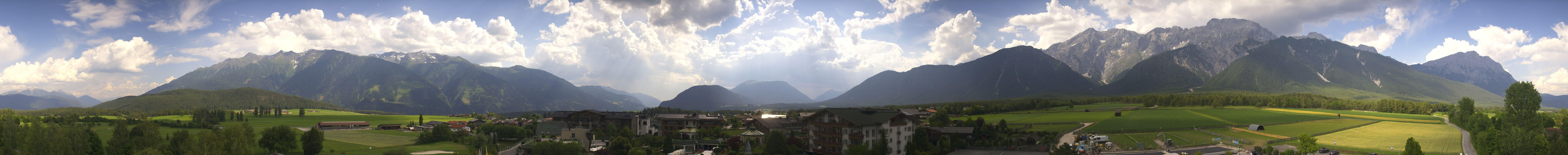 Archived image Webcam Alpenresort Schwarz at Mieming Plateau