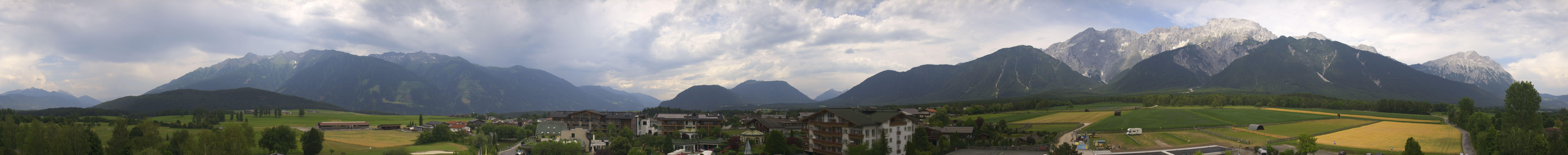 Archiv Foto Webcam Alpenresort Schwarz: Mieminger Plateau