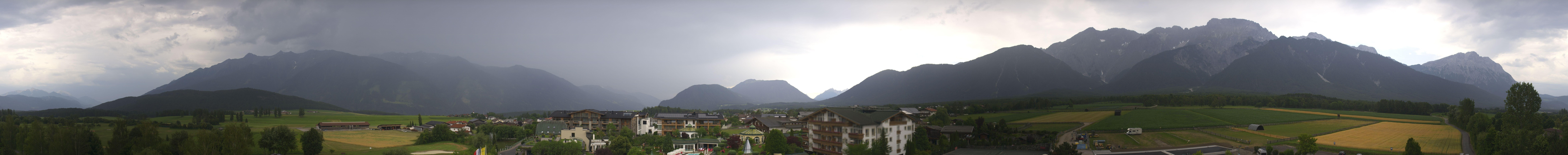 Archiv Foto Webcam Alpenresort Schwarz: Mieminger Plateau