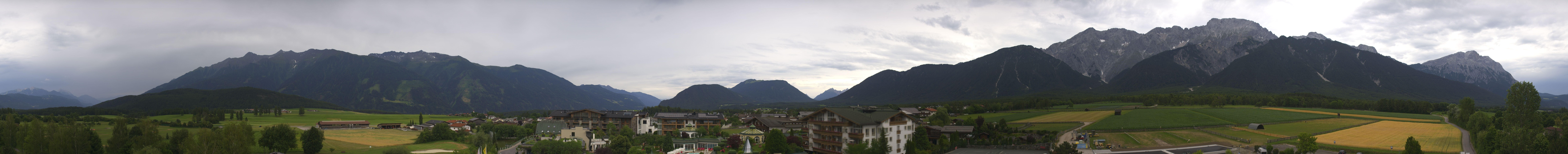 Archiv Foto Webcam Alpenresort Schwarz: Mieminger Plateau