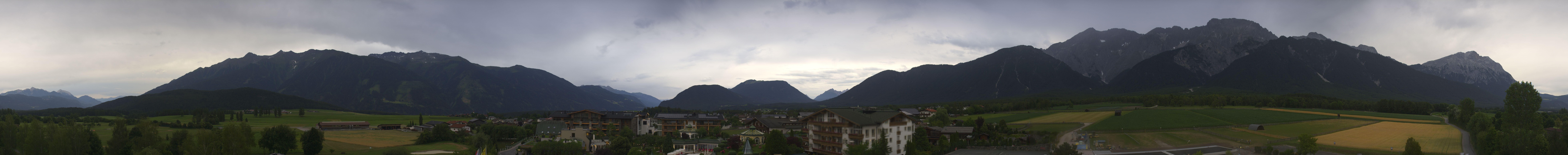 Archiv Foto Webcam Alpenresort Schwarz: Mieminger Plateau