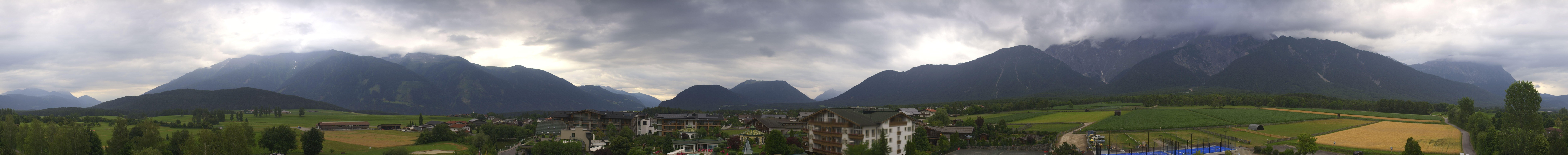 Archiv Foto Webcam Alpenresort Schwarz: Mieminger Plateau