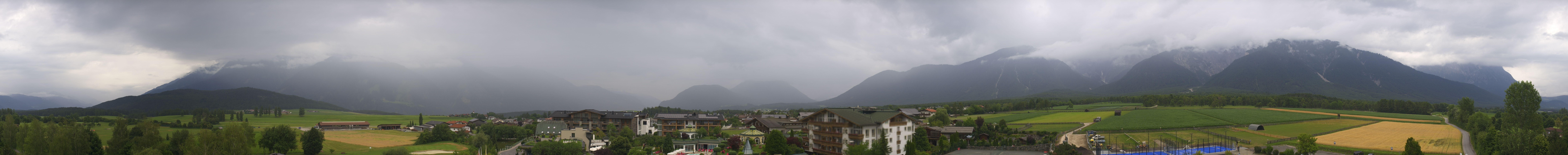 Archiv Foto Webcam Alpenresort Schwarz: Mieminger Plateau