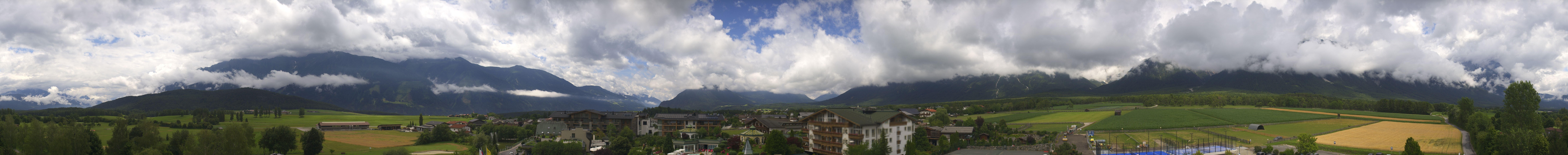 Archiv Foto Webcam Alpenresort Schwarz: Mieminger Plateau
