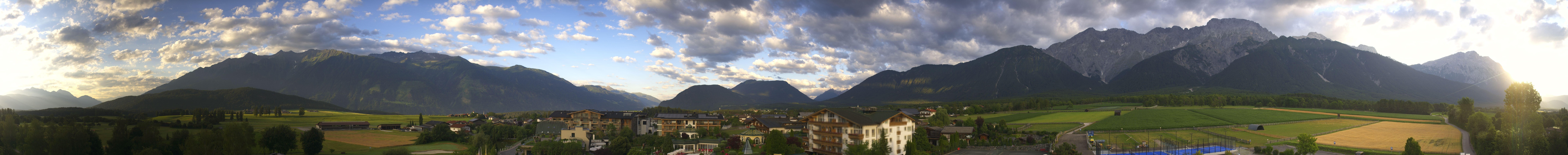 Archiv Foto Webcam Alpenresort Schwarz: Mieminger Plateau