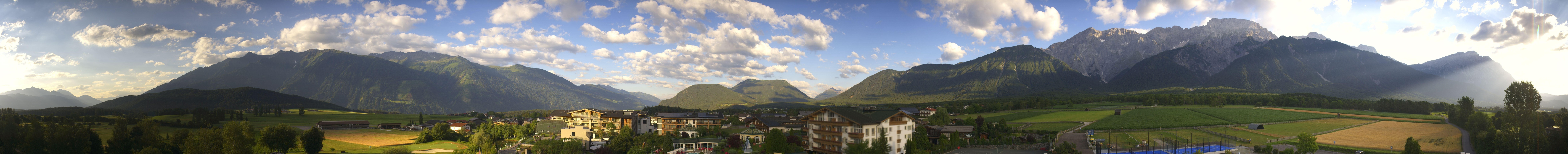 Archiv Foto Webcam Alpenresort Schwarz: Mieminger Plateau