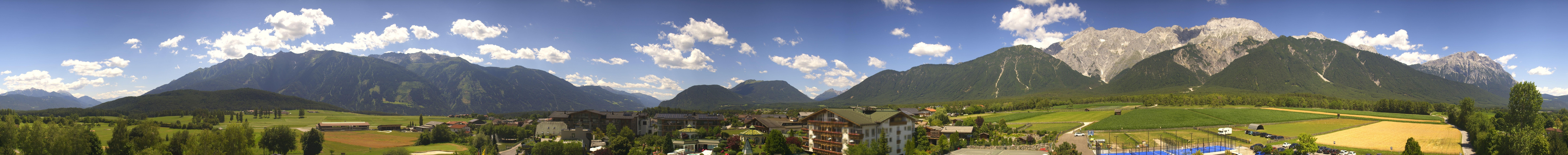 Archiv Foto Webcam Alpenresort Schwarz: Mieminger Plateau