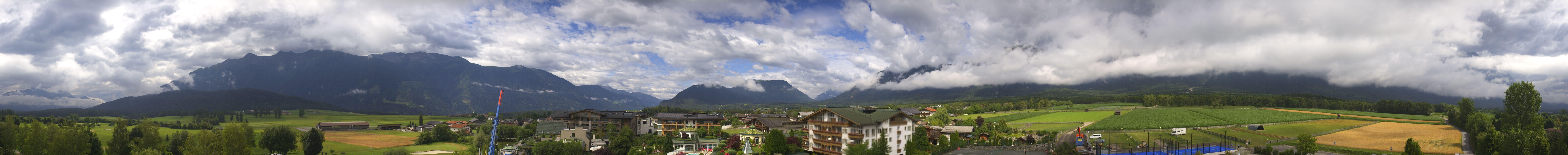 Archiv Foto Webcam Alpenresort Schwarz: Mieminger Plateau