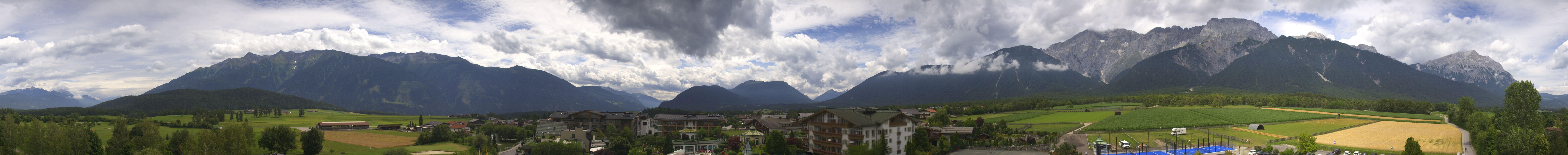 Archiv Foto Webcam Alpenresort Schwarz: Mieminger Plateau