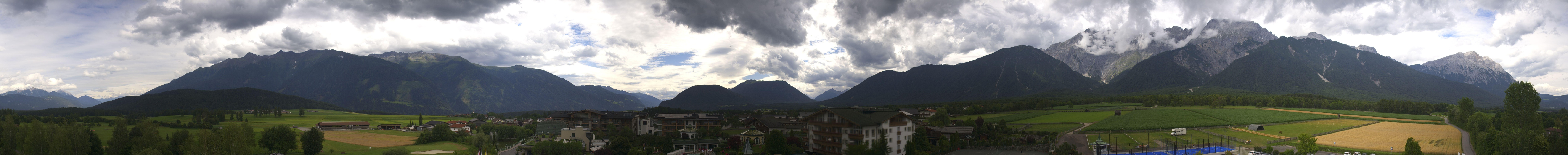 Archiv Foto Webcam Alpenresort Schwarz: Mieminger Plateau