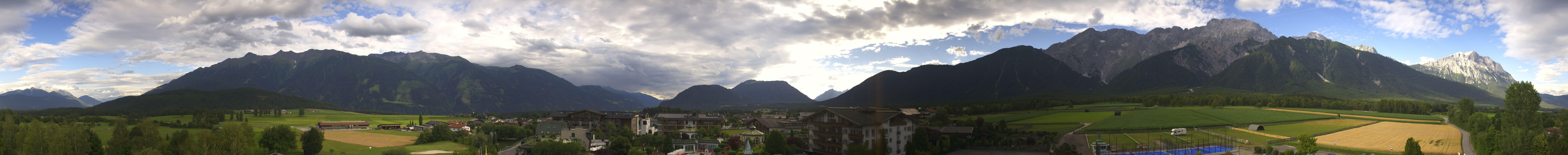 Archiv Foto Webcam Alpenresort Schwarz: Mieminger Plateau