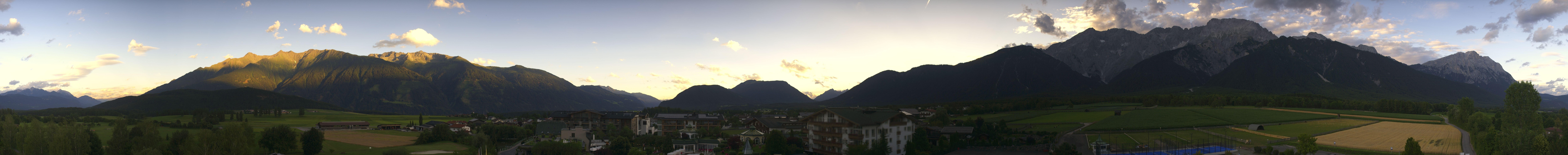 Archiv Foto Webcam Alpenresort Schwarz: Mieminger Plateau