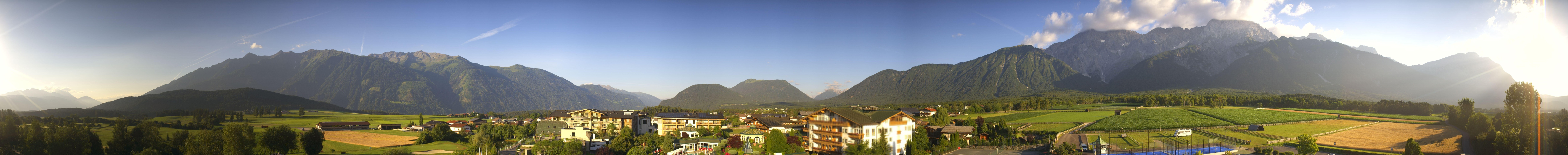 Archiv Foto Webcam Alpenresort Schwarz: Mieminger Plateau