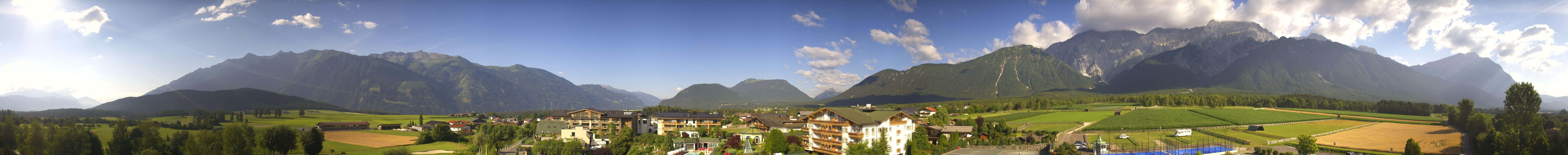 Archiv Foto Webcam Alpenresort Schwarz: Mieminger Plateau