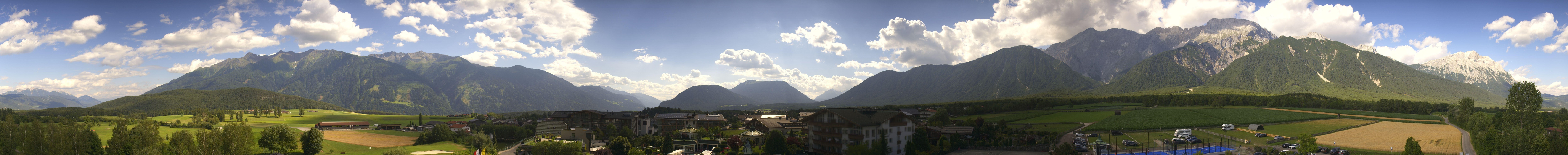 Archiv Foto Webcam Alpenresort Schwarz: Mieminger Plateau