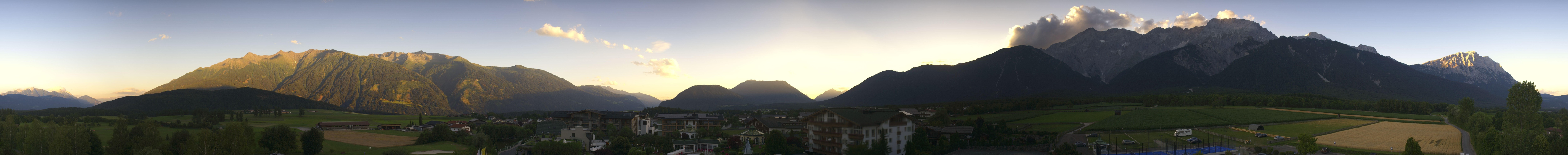 Archiv Foto Webcam Alpenresort Schwarz: Mieminger Plateau