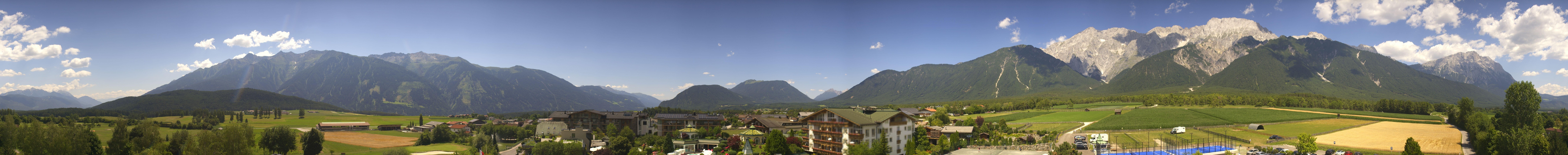 Archiv Foto Webcam Alpenresort Schwarz: Mieminger Plateau