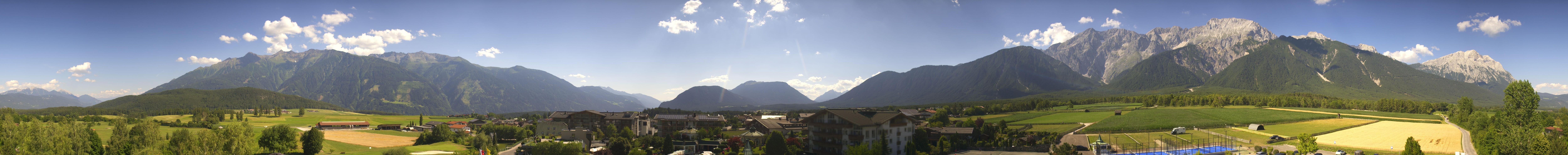 Archiv Foto Webcam Alpenresort Schwarz: Mieminger Plateau