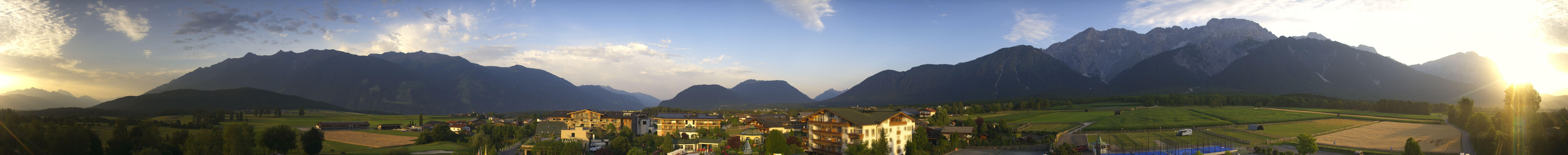 Archived image Webcam Alpenresort Schwarz at Mieming Plateau
