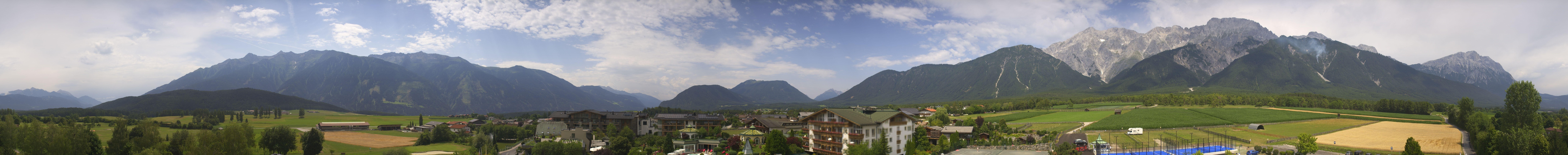 Archived image Webcam Alpenresort Schwarz at Mieming Plateau